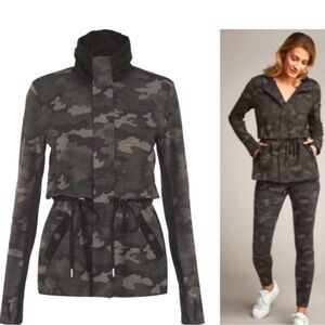 CAbi Black and Gray Camouflage Utility Jacket